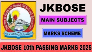 JKBOSE 10th Passing Marks 2025