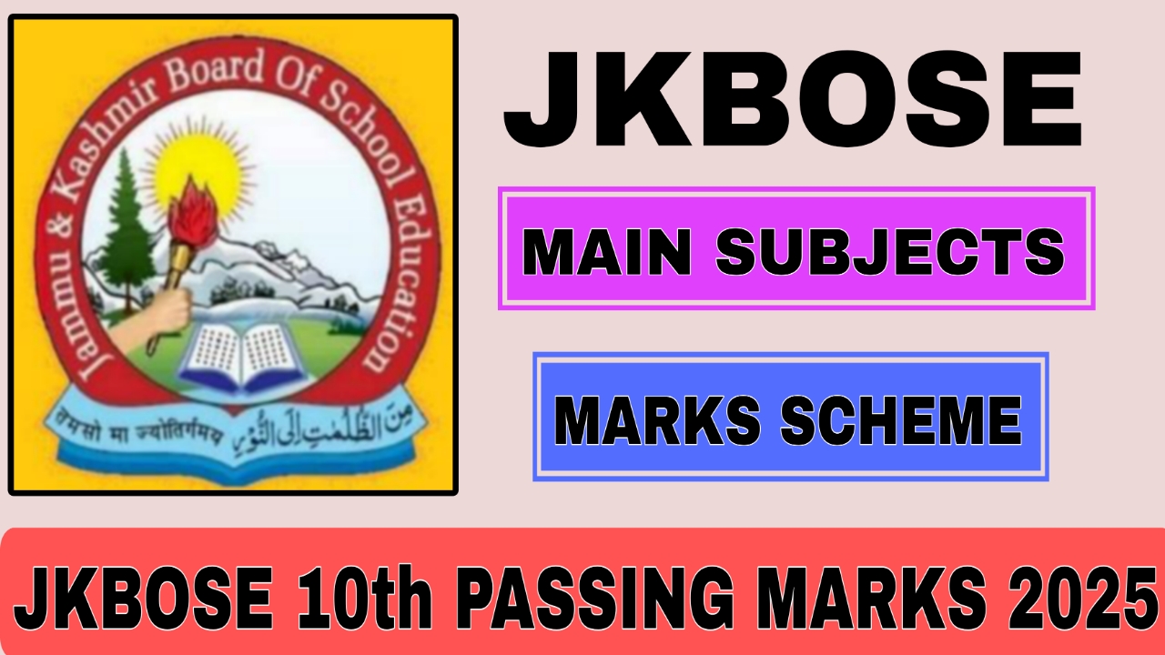 JKBOSE 10th Passing Marks 2025