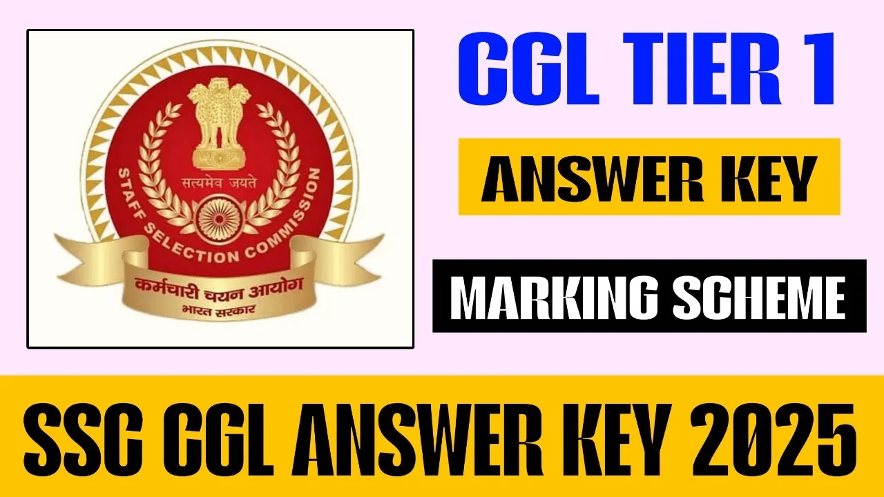 SSC CGL Answer Key 2025