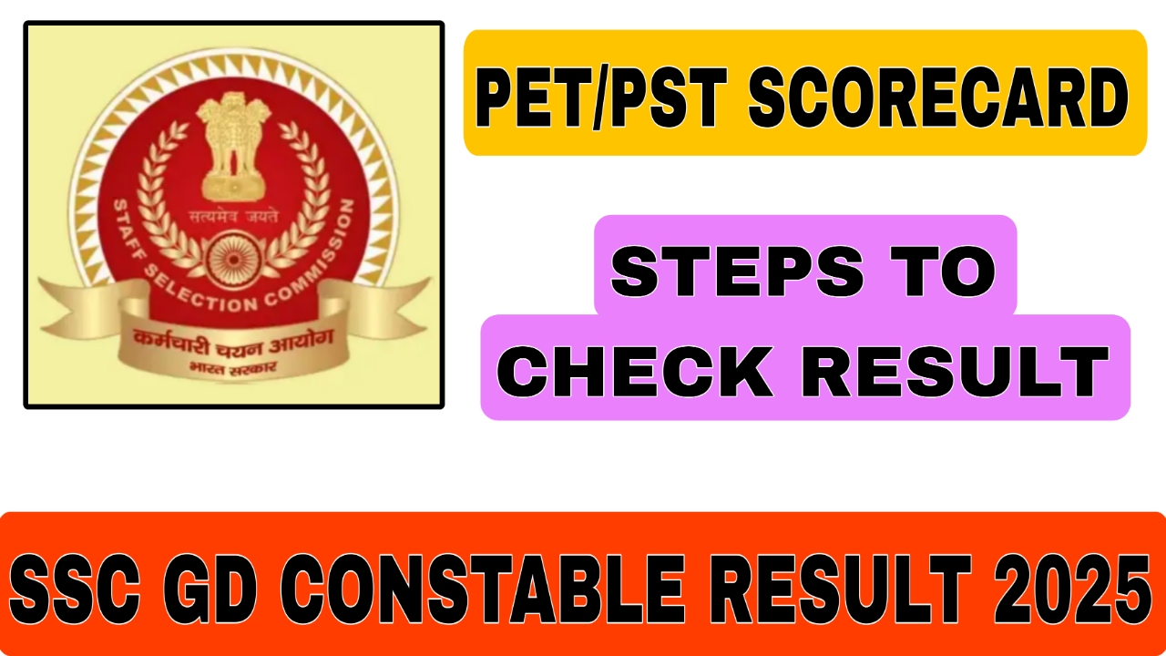 SSC GD Constable result 2025