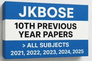 JKBOSE 10th previous year papers
