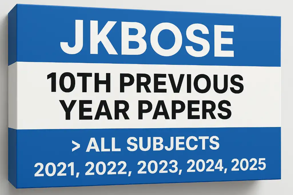 JKBOSE 10th previous year papers