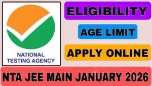 NTA JEE Main January 2026