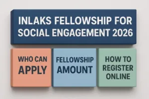 Inlaks Fellowship for Social Engagement 2026