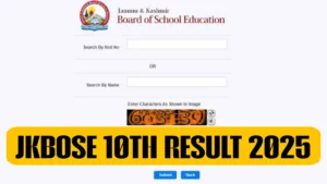 jkbose 10th Result
