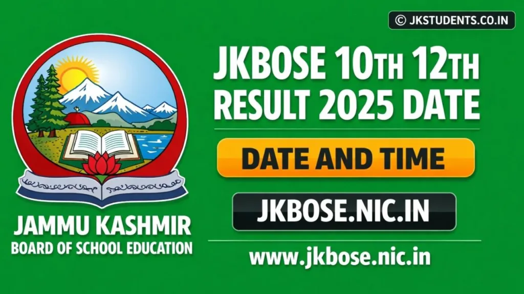 JKBOSE Results 2026 > Release Date [10th and 12th] Date and Time ...