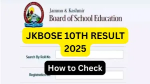 Jkbose 10th Result 2025