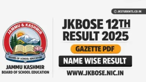 jkbose 12th result 2025
