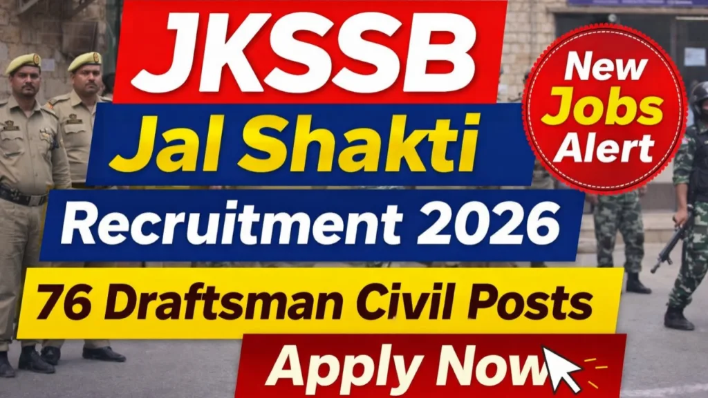 JKSSB Jal Shakti Recruitment 2026