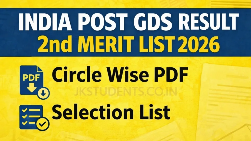 India Post GDS Result 2nd Merit List 2026