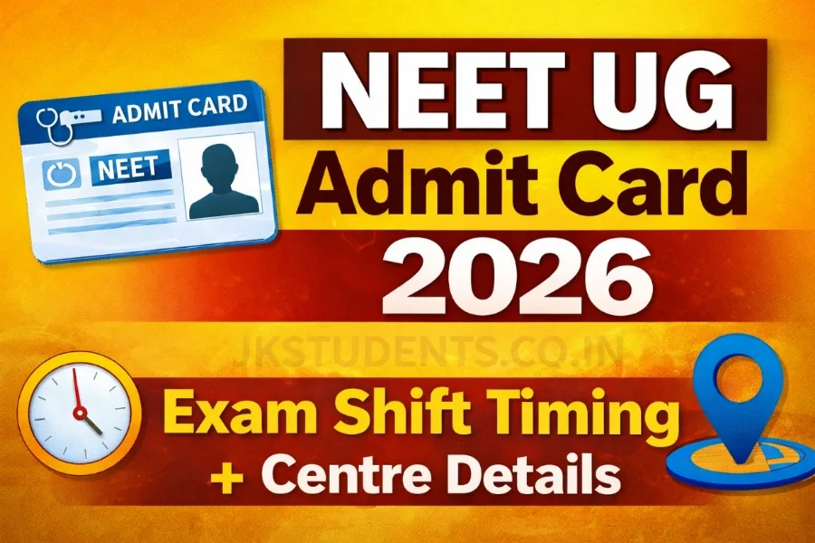 NEET UG Admit Card 2026