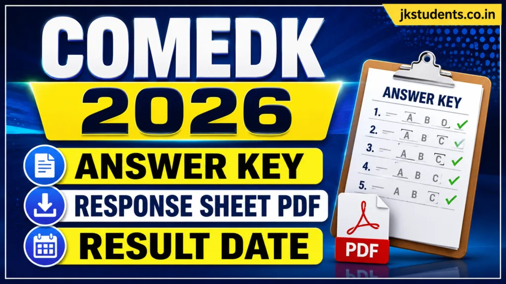 COMEDK 2026 Answer Key