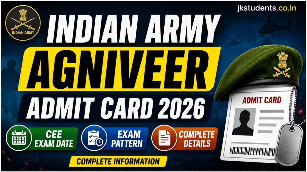 Indian Army Agniveer Admit Card 2026
