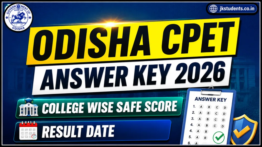 Odisha CPET Answer Key 2026