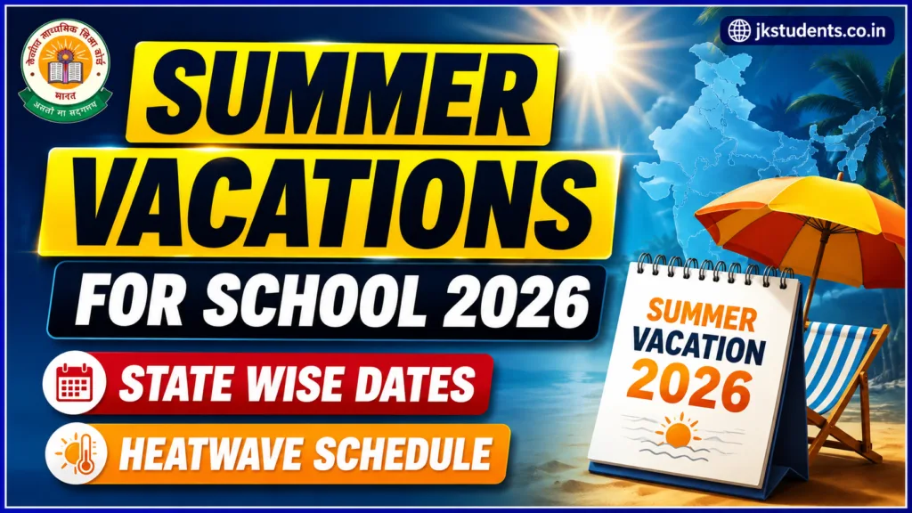 Summer Vacations for School 2026