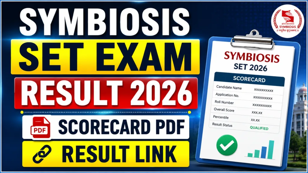 Symbiosis SET Exam Result 2026